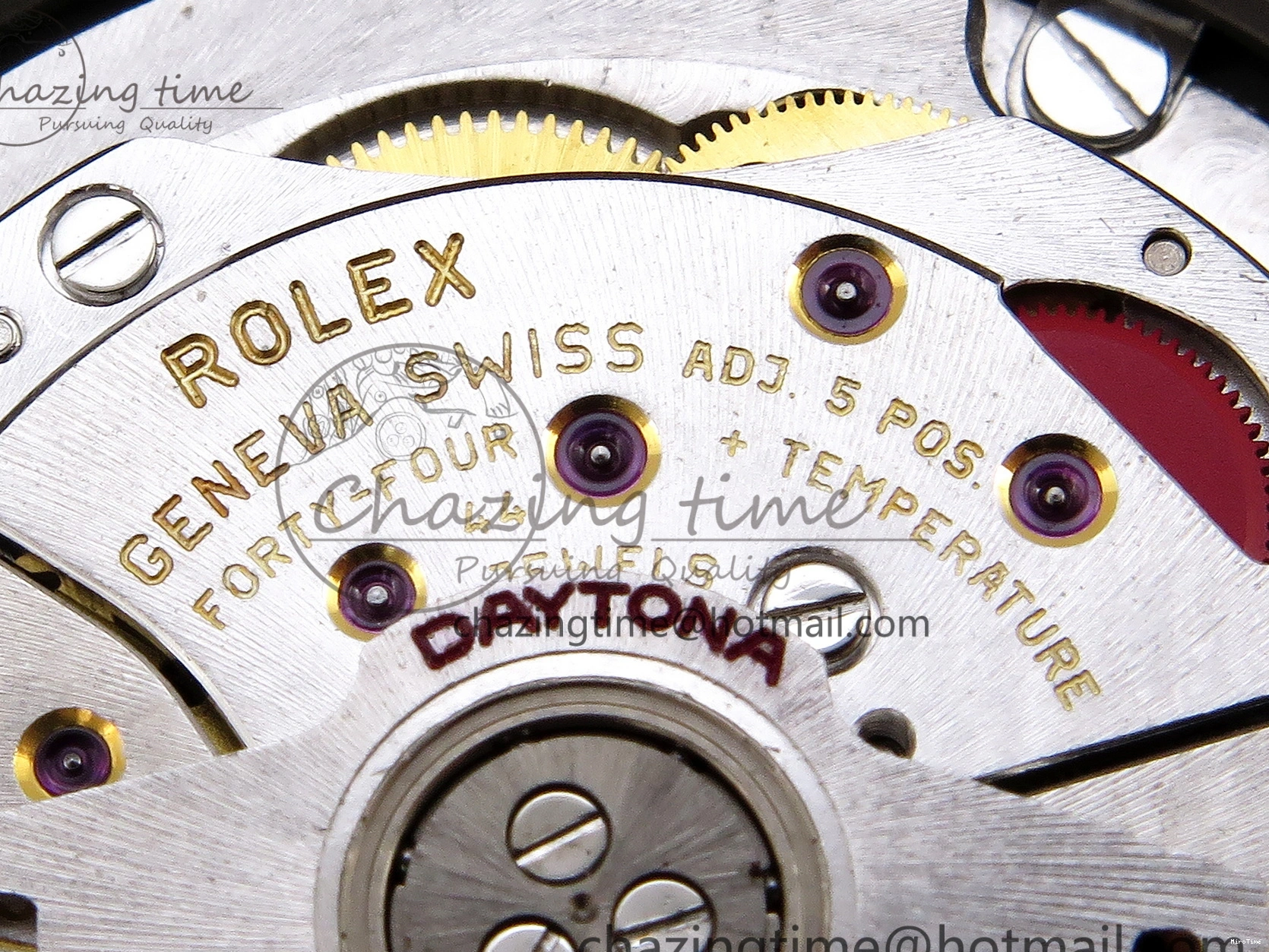 MiroTime 0203 MoistureWicking Daytona AET White Ceramic Case and Bracelet Green Dial SA4130 V 1891